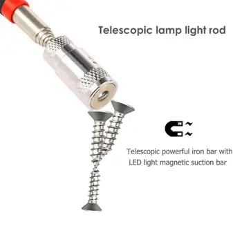 Telescopic Adjustable Magnetic Pick-Up Tool with LED Light Pick Up Magnet Suction Rod Stick for Picking Nuts Bolts Metal Screw
Telescopic Adjustable Magnetic Pick-Up Tool with LED Light Pick Up Magnet Suction Rod Stick for Picking Nuts Bolts Metal Screw