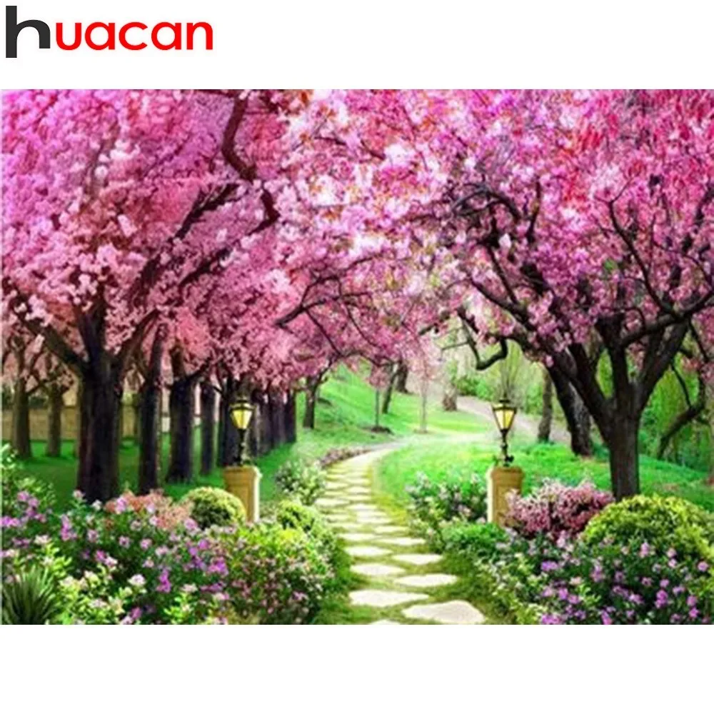 HUACAN Diamond Mosaic Flower Full Square Diamond Paintings Cross Stitch Landscape Embroidery Picture Of Rhinestones Art Crafts
HUACAN Diamond Mosaic Flower Full Square Diamond Paintings Cross Stitch Landscape Embroidery Picture Of Rhinestones Art Crafts