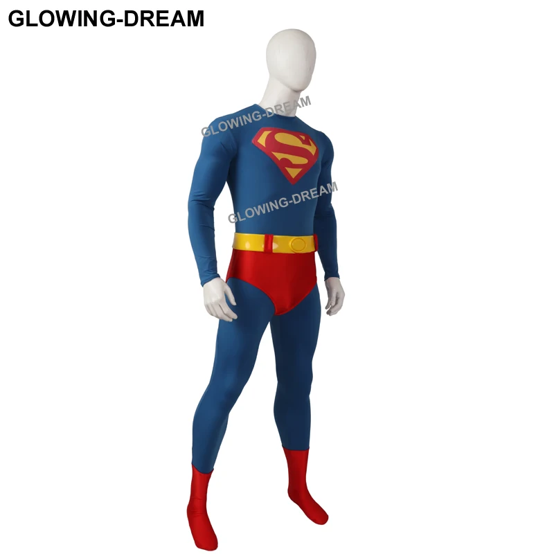 Новинка 1978 Костюм Супермена со светящимися мечтами костюм супермена с ремнем