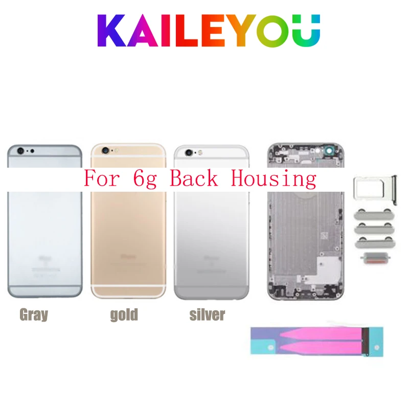 High Quality have original logo Back Cover For iphone 6 6G or 6s Housing Battery cover Rear Door Frame + battery sticker
High Quality have original logo Back Cover For iphone 6 6G or 6s Housing Battery cover Rear Door Frame + battery sticker