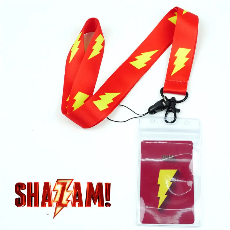 Shazam Neck Strap Lanyards for keys ID Card Gym Mobile Phone Strap USB Badge Holder Rope Pendant Key Chain Cosplay Accessories
Shazam Neck Strap Lanyards for keys ID Card Gym Mobile Phone Strap USB Badge Holder Rope Pendant Key Chain Cosplay Accessories