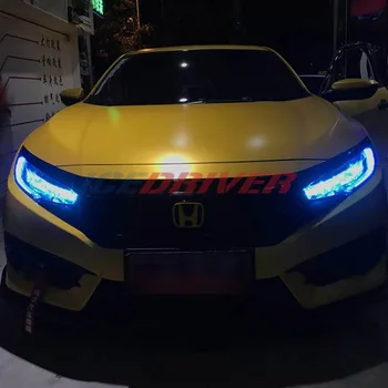 Icedriver for Honda Civic DRL RGB multicolor LED boards Tenth generation daytime running lights Red Blue Demon Eye lighting bulb
Icedriver for Honda Civic DRL RGB multicolor LED boards Tenth generation daytime running lights Red Blue Demon Eye lighting bulb
