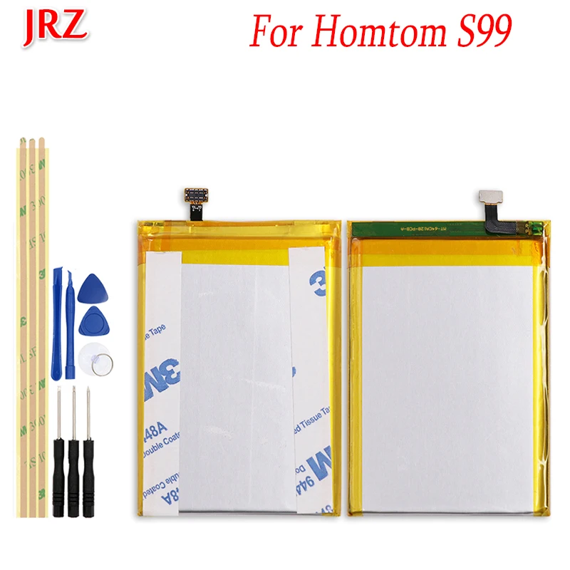 JRZ 6200mAh For Homtom S99 Backup battery For Homtom S99 phone Replacement Batteries Bateria with Tools
JRZ 6200mAh For Homtom S99 Backup battery For Homtom S99 phone Replacement Batteries Bateria with Tools