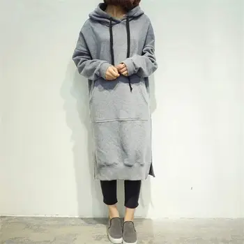 Women Long Sleeve Loose Casual Plus Size Hooded Sweatshirt Sweats Hoodies Long Maxi Dress
Women Long Sleeve Loose Casual Plus Size Hooded Sweatshirt Sweats Hoodies Long Maxi Dress