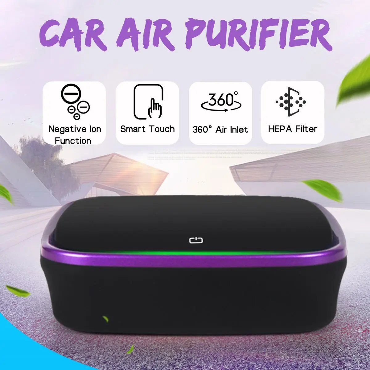 Car Air Purifier 5V Negative Ions Air Cleaner Ionizer Air Freshener Auto Mist Maker Pm 2.5 Eliminator Car Charger for Car Home
Car Air Purifier 5V Negative Ions Air Cleaner Ionizer Air Freshener Auto Mist Maker Pm 2.5 Eliminator Car Charger for Car Home