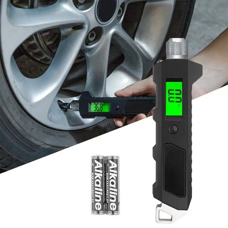 Digital Tire Pressure Gauge 230 PSI 4 Settings Heavy Duty Non-Slip For Car Bicycle With Larger Backlit LCD Flashlight
Digital Tire Pressure Gauge 230 PSI 4 Settings Heavy Duty Non-Slip For Car Bicycle With Larger Backlit LCD Flashlight