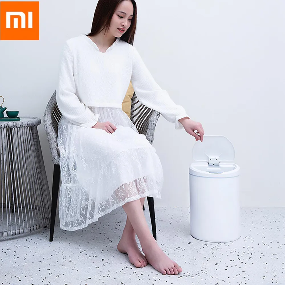 Xiaomi Mijia 10L Automatic Smart Trash Can Home Intelligent Sensor Trash Can Rubbish Waste Bin for Kitchen Smart Trash Can Bin
Xiaomi Mijia 10L Automatic Smart Trash Can Home Intelligent Sensor Trash Can Rubbish Waste Bin for Kitchen Smart Trash Can Bin