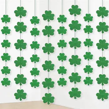 36 Clovers St.Patricks Day Glitter Green Shamrock Paper Banners Birthday Wedding Party Hanging Decoration
36 Clovers St.Patricks Day Glitter Green Shamrock Paper Banners Birthday Wedding Party Hanging Decoration
