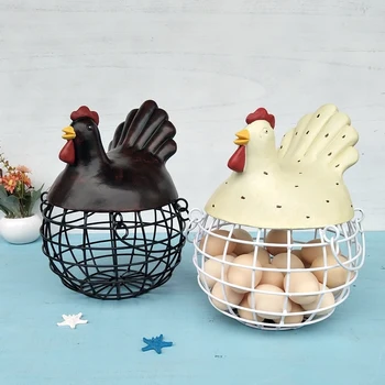 New American Iron Egg Storage Basket Snack Fruit Basket Creative Collection Ceramic Hen Oraments Decoration Kitchen Accessories
New American Iron Egg Storage Basket Snack Fruit Basket Creative Collection Ceramic Hen Oraments Decoration Kitchen Accessories
