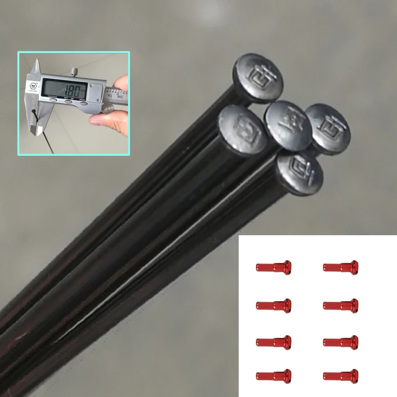 20 Pieces A Lot DT Swiss Champion Bike Spokes Diameter 1.8 mm Straight Pull Bicycle Spokes Match With Red Alloy Nipples
20 Pieces A Lot DT Swiss Champion Bike Spokes Diameter 1.8 mm Straight Pull Bicycle Spokes Match With Red Alloy Nipples
