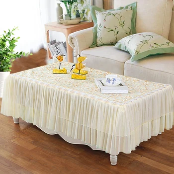Rectangle Lace Tablecloth Tea Table Cloth Wedding Home Partty Dinner Table Cover Europe Tulle Floral Table Skirt
Rectangle Lace Tablecloth Tea Table Cloth Wedding Home Partty Dinner Table Cover Europe Tulle Floral Table Skirt