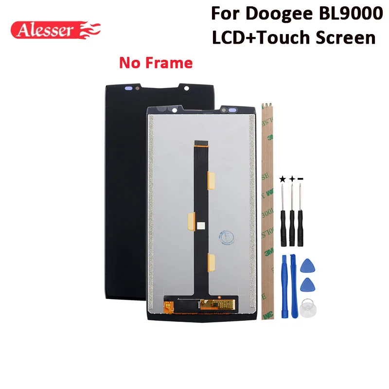 Alesser For Doogee BL9000 LCD Display And Touch Screen Tested 5.99''Assembly +Tools And Adhesive +Film For Doogee BL9000 Phone
Alesser For Doogee BL9000 LCD Display And Touch Screen Tested 5.99''Assembly +Tools And Adhesive +Film For Doogee BL9000 Phone