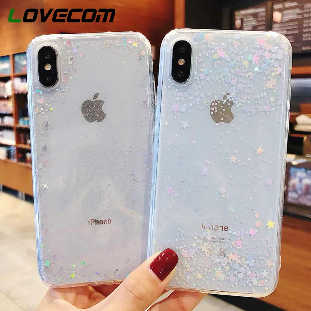 LOVECOM Glitter Star Phone Case For iPhone 11 Pro Max XS Max XR XS X 6 6S 7 8 Plus Soft TPU Transparent Phone Back Cover Cases
LOVECOM Glitter Star Phone Case For iPhone 11 Pro Max XS Max XR XS X 6 6S 7 8 Plus Soft TPU Transparent Phone Back Cover Cases
