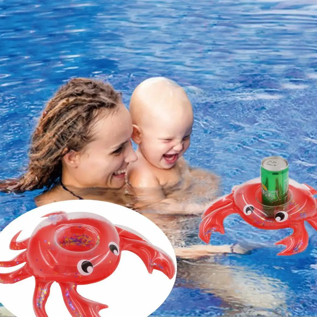 Inflatable Cup Holder Crab shaped Drink holder Swimming Pool Float Bathing pool Toy Party Decoration Bar Coasters 
Inflatable Cup Holder Crab shaped Drink holder Swimming Pool Float Bathing pool Toy Party Decoration Bar Coasters