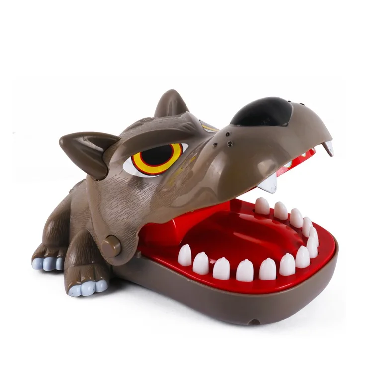 Grey Wolf Parent-Child Interactive Bite Finger Party Game Gift Novel and Interesting Children Family Hoax Desktop Challenge Toy
Grey Wolf Parent-Child Interactive Bite Finger Party Game Gift Novel and Interesting Children Family Hoax Desktop Challenge Toy