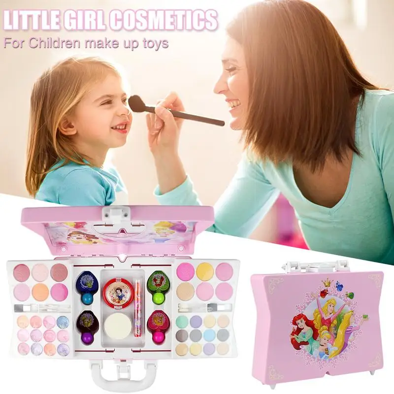53Pcs Fashion Girls Cosmetic Makeup Kit For Disney Princess Style For Girl Practicing Make Up Skill Toy Ornaments
53Pcs Fashion Girls Cosmetic Makeup Kit For Disney Princess Style For Girl Practicing Make Up Skill Toy Ornaments