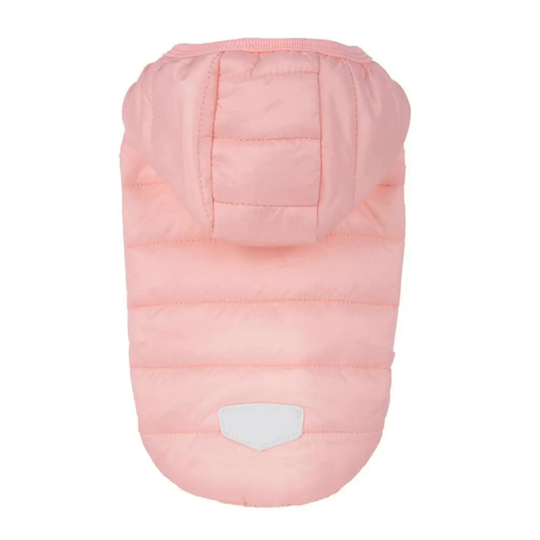 Pet Dog Casual Solid Button Closure Hooded Neck Winter Warm Coat Pink, Blue Sleeveless Jacket
Pet Dog Casual Solid Button Closure Hooded Neck Winter Warm Coat Pink, Blue Sleeveless Jacket