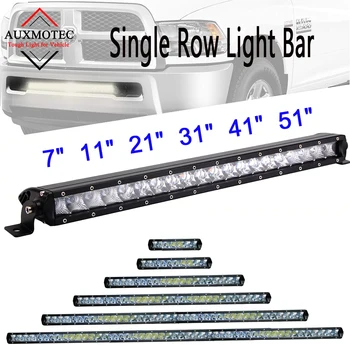 Stright Single Row Led Light Bar 30W 50W 100W 150W 200W 250W 7" 11" 21" 31" 41" 50'' LightBar 4WD ATV OffRoad Driving Work Light
Stright Single Row Led Light Bar 30W 50W 100W 150W 200W 250W 7" 11" 21" 31" 41" 50'' LightBar 4WD ATV OffRoad Driving Work Light