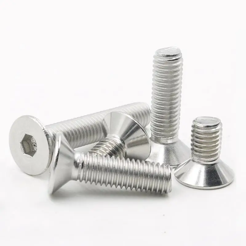 M5x 6-20mm 304 Stainless Steel Hex Allen Socket Countersunk Head Screws DIN7991 Pitch 0.8mm fastener
M5x 6-20mm 304 Stainless Steel Hex Allen Socket Countersunk Head Screws DIN7991 Pitch 0.8mm fastener