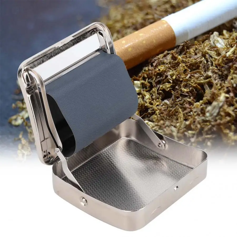 70mm Metal Cigarette Case Smoking Rolling Box Roller Case Semi Automatic Cigar Cigarette Case Cigarette Tools
70mm Metal Cigarette Case Smoking Rolling Box Roller Case Semi Automatic Cigar Cigarette Case Cigarette Tools