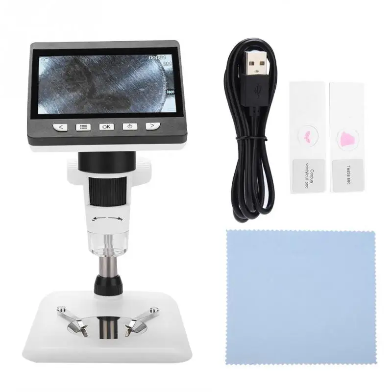 Portable 4.3" HD LCD 1000X Magnifier 1080P Digital Microscope With LED Lights Tools Accessories
Portable 4.3" HD LCD 1000X Magnifier 1080P Digital Microscope With LED Lights Tools Accessories