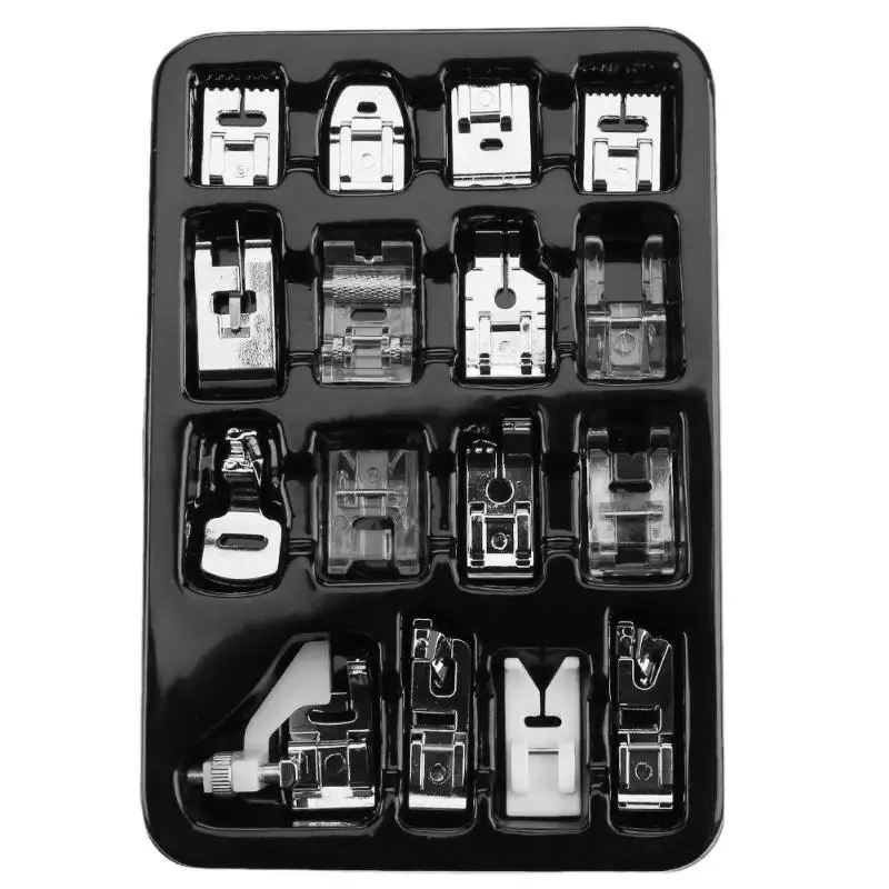16pcs Mini Knitting Blind Stitch Presser Foot Kit Home Sewing Machine Feet Kit Set For Brother Singer Janom Sewing Accessories
16pcs Mini Knitting Blind Stitch Presser Foot Kit Home Sewing Machine Feet Kit Set For Brother Singer Janom Sewing Accessories