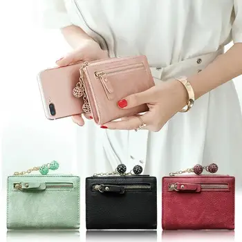 Simple Short Bifold Coin Purse Zipper Solid Color Money Wallet Women PU Leather Daily Small Card Holder for Ladies Party Purse
Simple Short Bifold Coin Purse Zipper Solid Color Money Wallet Women PU Leather Daily Small Card Holder for Ladies Party Purse