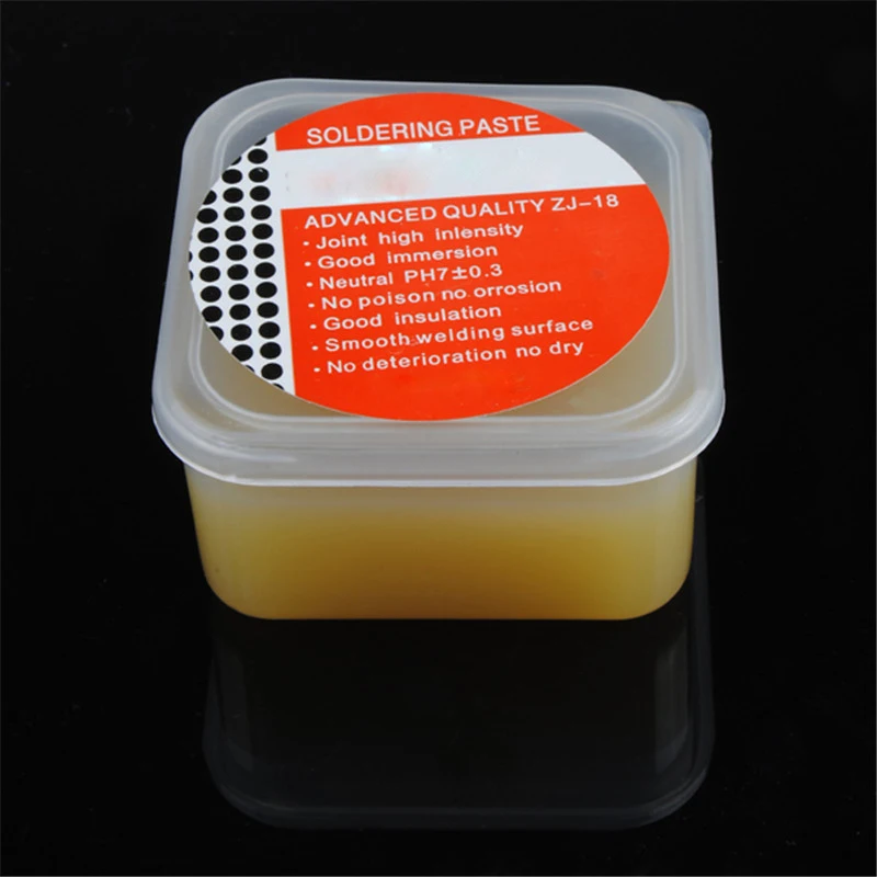High Quality ZJ-18 50g Environmental Soldering Solder Welding Fluxes Paste Grease Gel Solder Paste For Metalworking
High Quality ZJ-18 50g Environmental Soldering Solder Welding Fluxes Paste Grease Gel Solder Paste For Metalworking