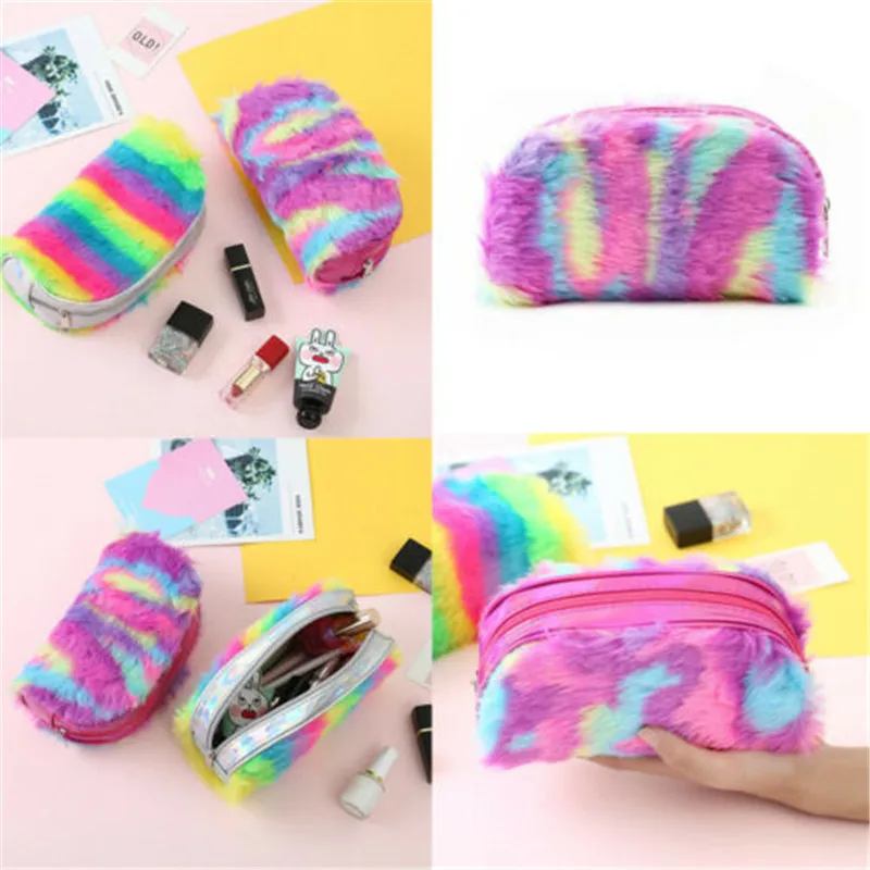 2019 Women rainbow furry hand Travel Bag Organizer Makeup Case Pouch Casual Handbags
2019 Women rainbow furry hand Travel Bag Organizer Makeup Case Pouch Casual Handbags