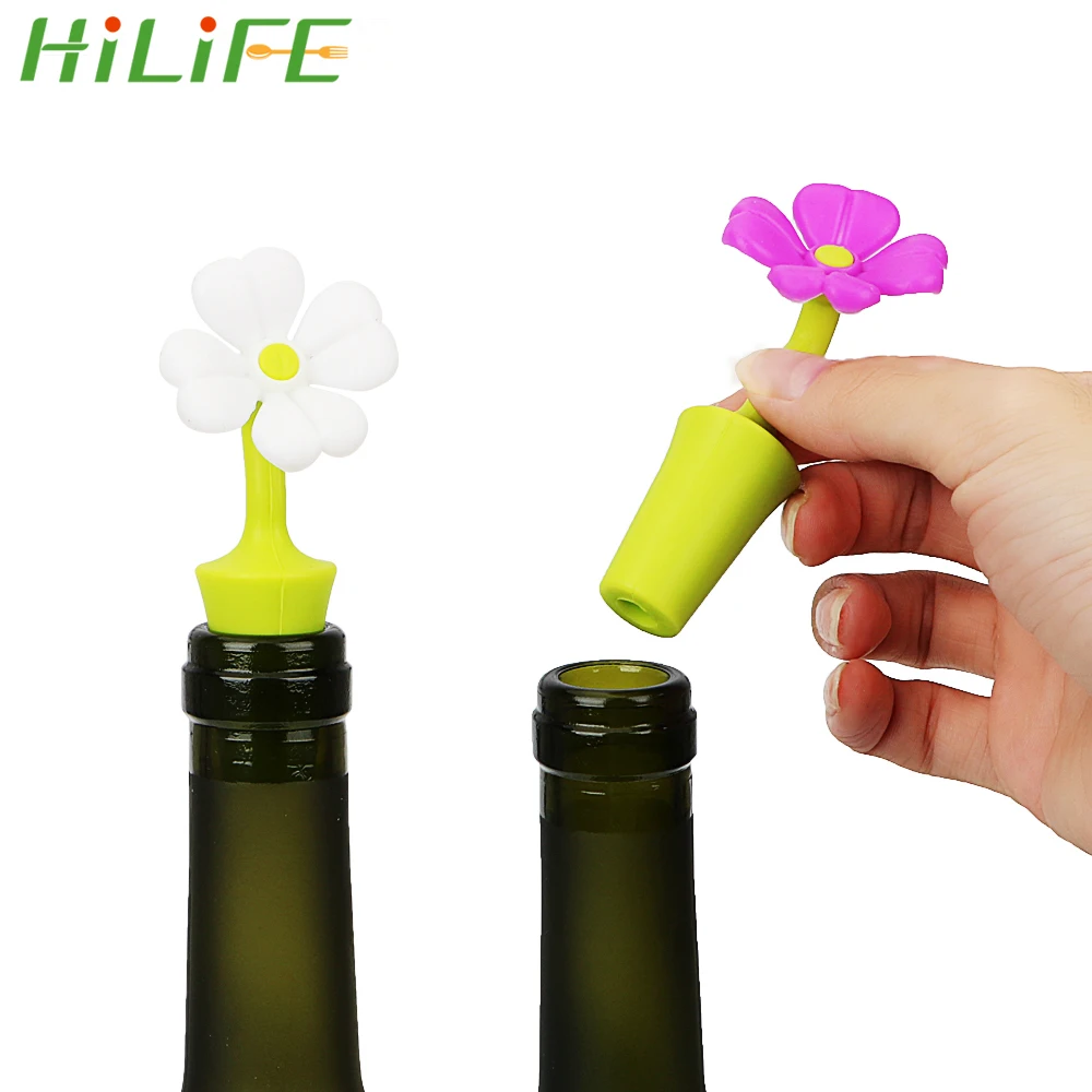 HILIFE Silicone Flowers Shaped Wine Stoppers Wine Bottle Sealer Cap Wine Beer Champagne Bottle Cork Stopper Plug Bar Tools
HILIFE Silicone Flowers Shaped Wine Stoppers Wine Bottle Sealer Cap Wine Beer Champagne Bottle Cork Stopper Plug Bar Tools
