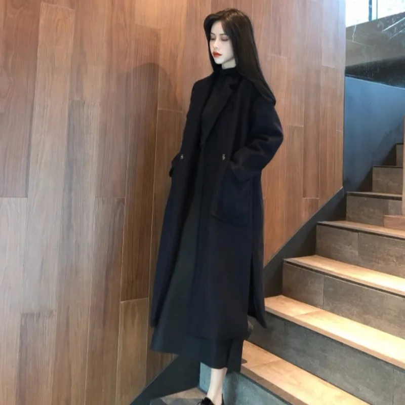 2019 New Woolen Coat Women's Winter Long Long-sleeved Beige Coat Female Spring And Autumn Lace Warmth Slim Wool Long Coat P841
2019 New Woolen Coat Women's Winter Long Long-sleeved Beige Coat Female Spring And Autumn Lace Warmth Slim Wool Long Coat P841