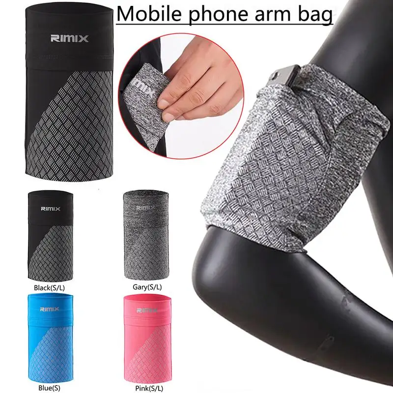 Wrist Arm Bag Elastic Mobile Phone Armband Sports Unisex Fitness Running | Спорт и развлечения