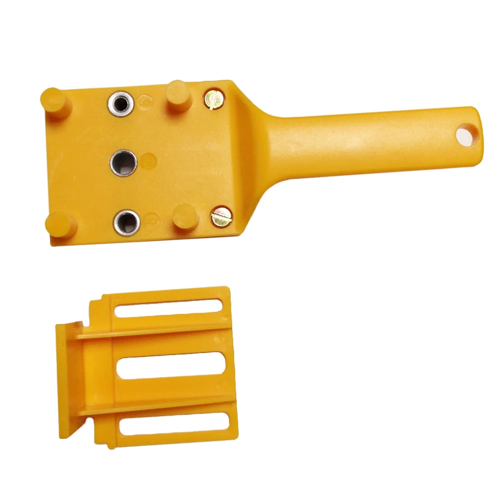 Easy To Use Doweling Jig Mini Dowel Joints Accurate Quick Drill Locator Plastic 3 Pins Woodworking Tool Self-centers With Baffle
Easy To Use Doweling Jig Mini Dowel Joints Accurate Quick Drill Locator Plastic 3 Pins Woodworking Tool Self-centers With Baffle