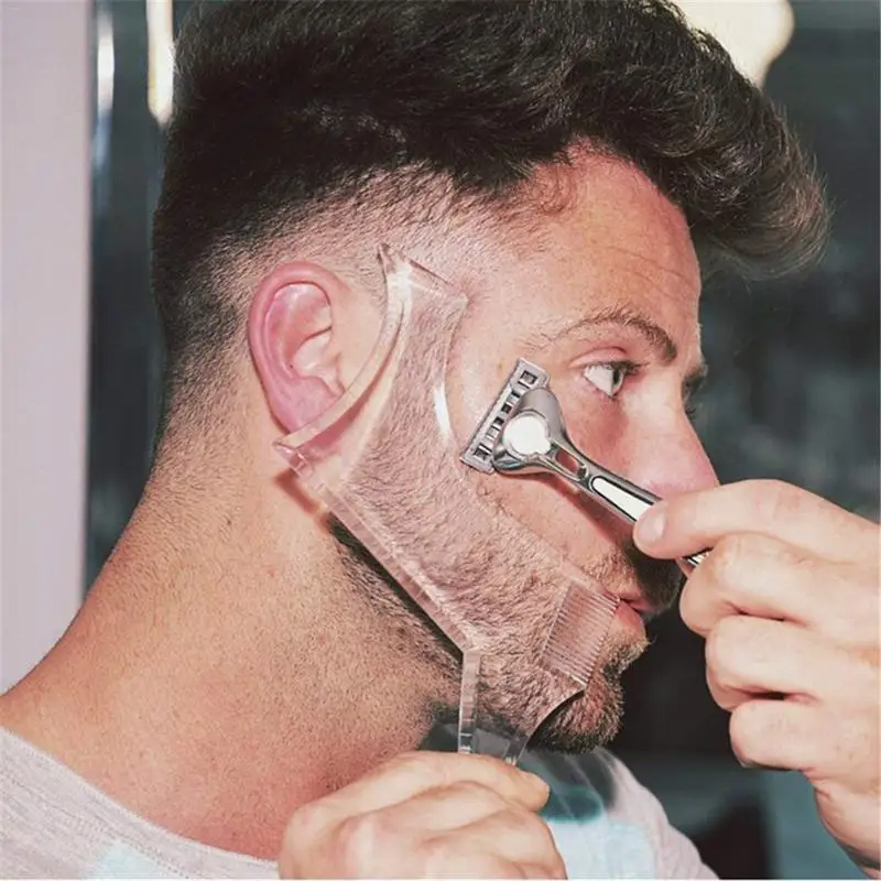 Men Beard Shaping Tool Styling Stencil Guide Template Comb Men's Beards Combs Beauty Tool for Hair Beard Trim Templates
Men Beard Shaping Tool Styling Stencil Guide Template Comb Men's Beards Combs Beauty Tool for Hair Beard Trim Templates
