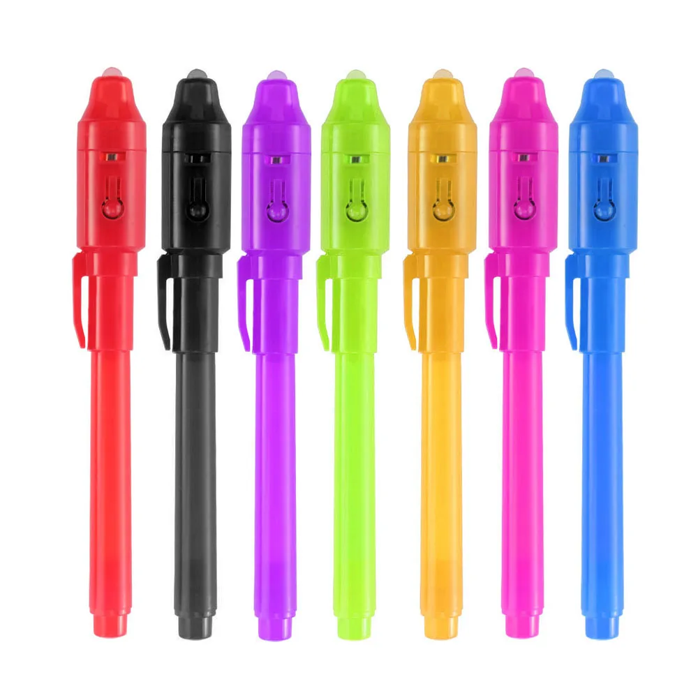 Invisible Ink Pen Spy Pen Secret Message Writer with uv Light Magic Marker for Drawing Kids Party
Invisible Ink Pen Spy Pen Secret Message Writer with uv Light Magic Marker for Drawing Kids Party