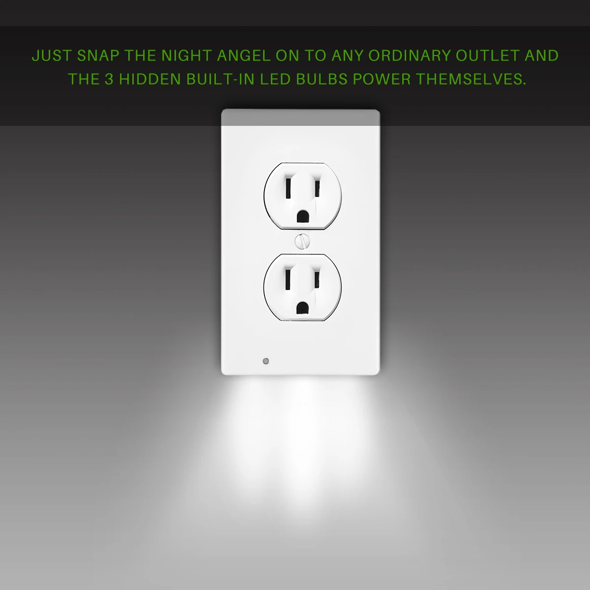 Wall Outlet Cover Plate with LED Lights Safty Light Sensor Plug Coverplate Socket Switch Cover Stickers for Bathroom Bedroom
Wall Outlet Cover Plate with LED Lights Safty Light Sensor Plug Coverplate Socket Switch Cover Stickers for Bathroom Bedroom
