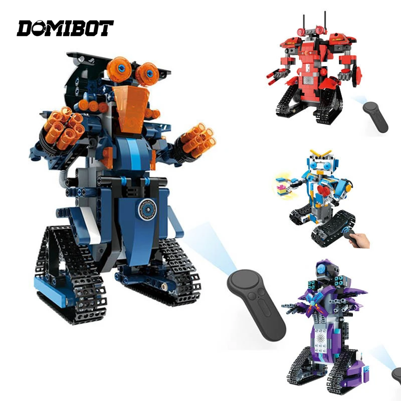 Domibot M1/M2/M3/M4 2.4G 4CH DIY Building Block Remote Control Smart Robot Control Built Block Bricks Assembly Toys
Domibot M1/M2/M3/M4 2.4G 4CH DIY Building Block Remote Control Smart Robot Control Built Block Bricks Assembly Toys
