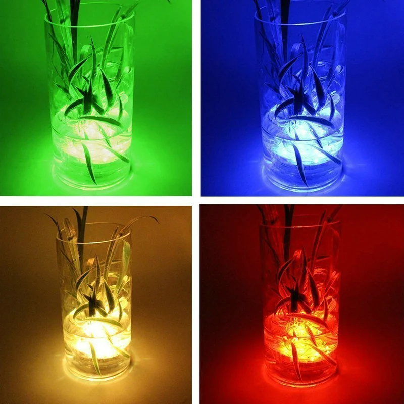 Underwater LED Lamp RGB Color 10-LED RGB Waterproof Battery Powered Lights with IR Remote Controller for Aquarium Pool Pond
Underwater LED Lamp RGB Color 10-LED RGB Waterproof Battery Powered Lights with IR Remote Controller for Aquarium Pool Pond