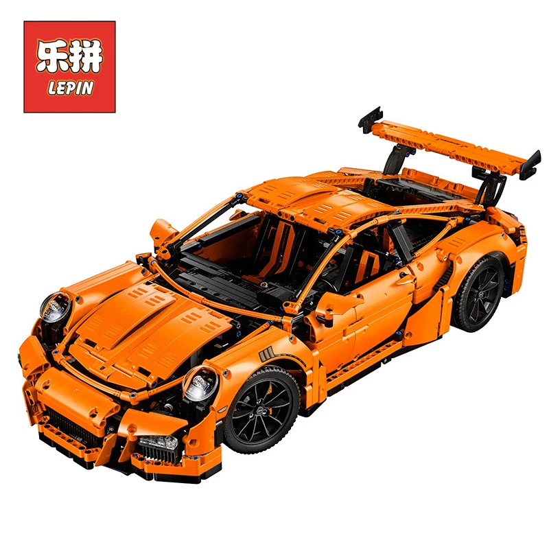

New Lepin 20001 Technic Series Race Car Diy Model Set Compatible Legoinglys 42056 Building Blocks Bricks Children Toy Gifts