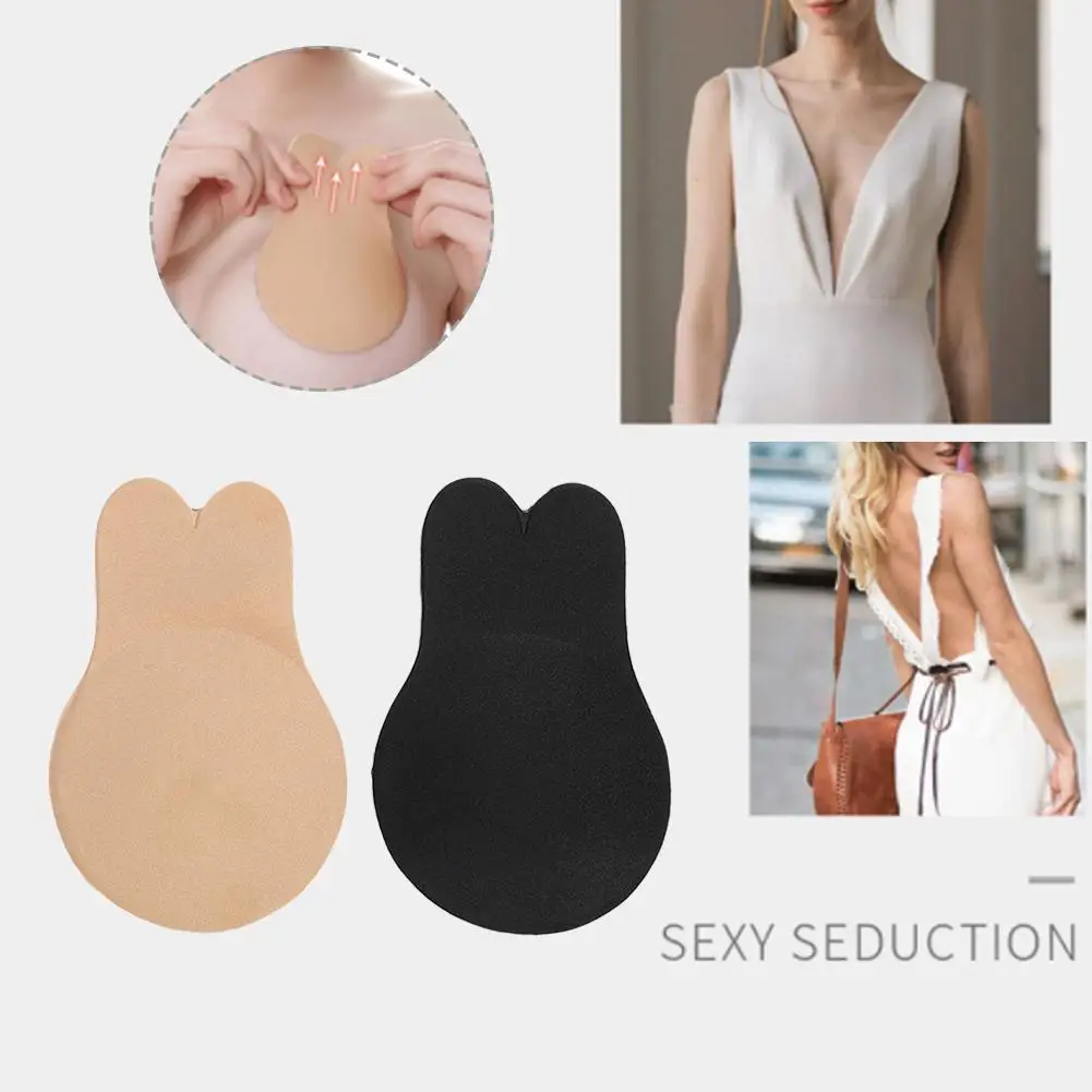 2Pcs/Pair Women Cute Rabbit Ear Invisible Bra Lifting Chest Stickers Breathable Bio-Silicone Nipple Cover Anti-Sagging Chest Pad
2Pcs/Pair Women Cute Rabbit Ear Invisible Bra Lifting Chest Stickers Breathable Bio-Silicone Nipple Cover Anti-Sagging Chest Pad