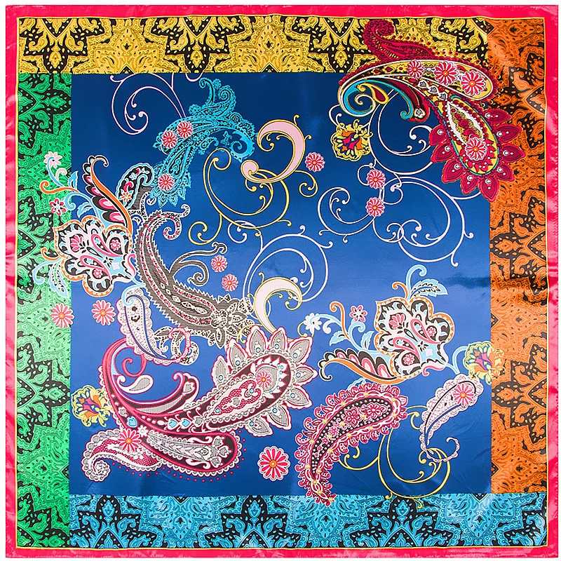 New Fashion 90*90 Large Square Color Rayon Print Silk Scarf Shawl European And American Classic Bohemia Printing Flower Spot
New Fashion 90*90 Large Square Color Rayon Print Silk Scarf Shawl European And American Classic Bohemia Printing Flower Spot