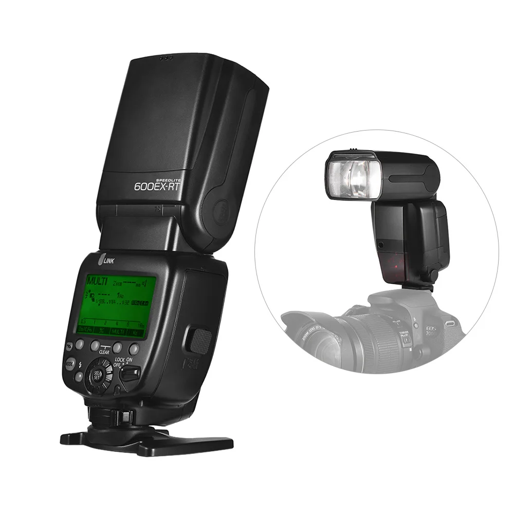 FK600EX RT GN60 E TTL Вспышка Speedlite на камеру вспышка 2 4G беспроводной радиоприемник Master Slave