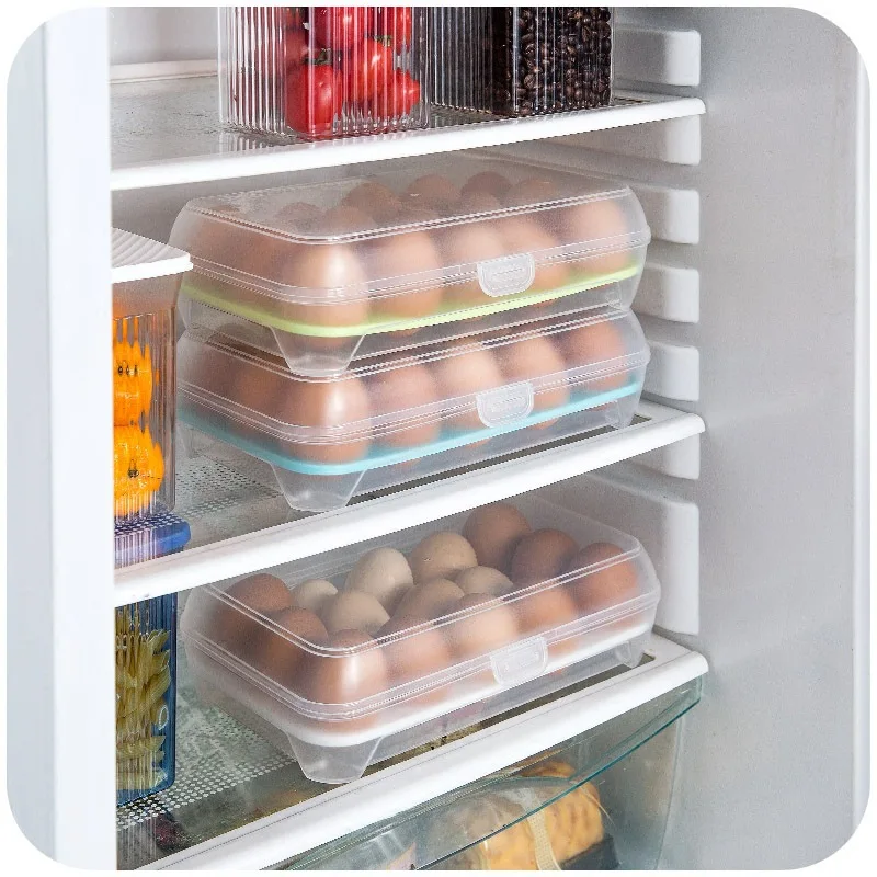 Refrigerator egg storage box storage box portable plastic egg box Food Storage Container Sealed home kitchen Food Gadget
Refrigerator egg storage box storage box portable plastic egg box Food Storage Container Sealed home kitchen Food Gadget