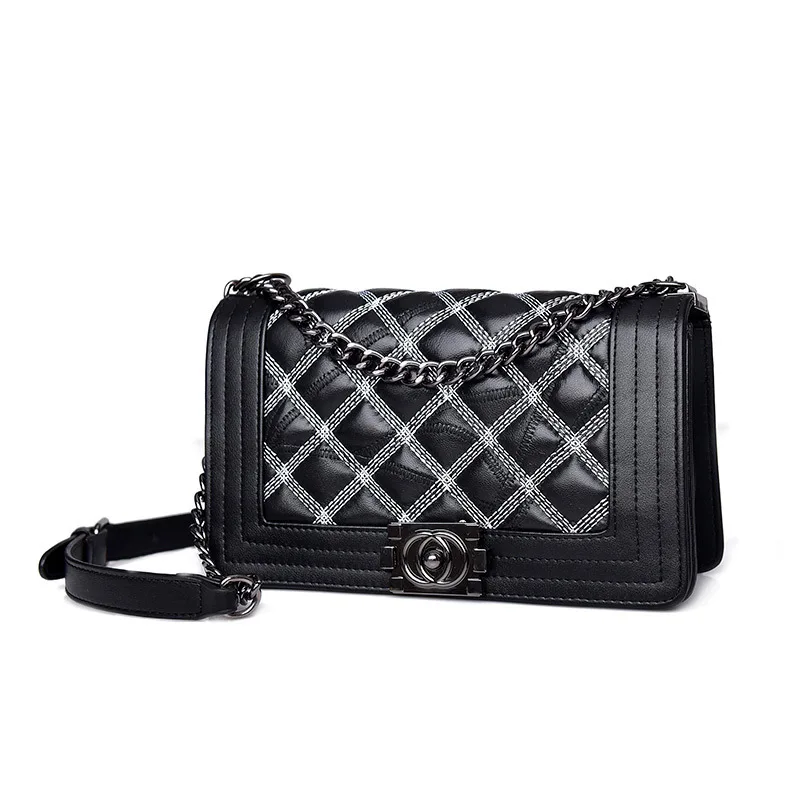 LKX Diamond Lattice Chain Designer Handbags Leather Women Summer Bag Luxury Girl Messenger Single Shoulder Satchel High Quality
LKX Diamond Lattice Chain Designer Handbags Leather Women Summer Bag Luxury Girl Messenger Single Shoulder Satchel High Quality