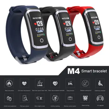 M4 Smart Watch Sleep / Heart Rate Monitor Fitness Activity Tracker Bracelet Smart band
M4 Smart Watch Sleep / Heart Rate Monitor Fitness Activity Tracker Bracelet Smart band