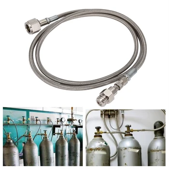 72 inch Hose CO2 Soda Club To External CGA320 Tank Direct Adapter for SodaStream stainless Steel
72 inch Hose CO2 Soda Club To External CGA320 Tank Direct Adapter for SodaStream stainless Steel