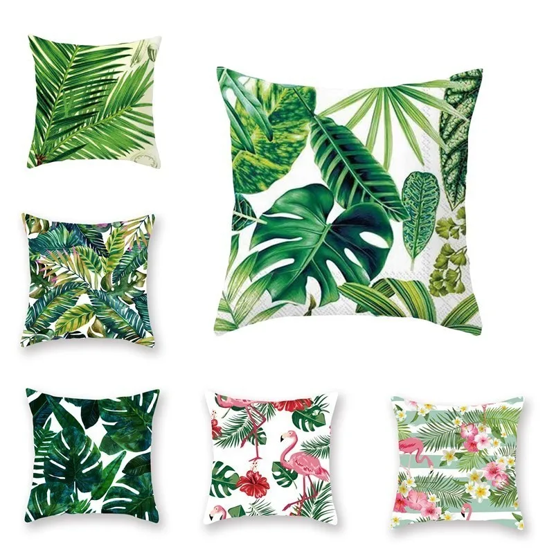 Summer Pillow Case Flamingo Plant Leaf 45*45cm Polyester Pillowcase Throw Pillows Cover Home Decorative One Side Printed
Summer Pillow Case Flamingo Plant Leaf 45*45cm Polyester Pillowcase Throw Pillows Cover Home Decorative One Side Printed
