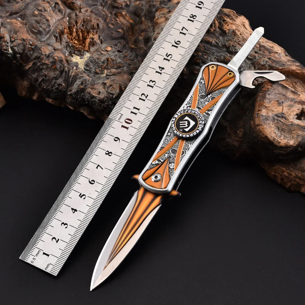Super PDR Gyro Type CM92 Outdoor Folding Blade Knife Stainless Steel Mini Pocket Folding Knife Damascus Couteau Knives Hand Tool 
Super PDR Gyro Type CM92 Outdoor Folding Blade Knife Stainless Steel Mini Pocket Folding Knife Damascus Couteau Knives Hand Tool