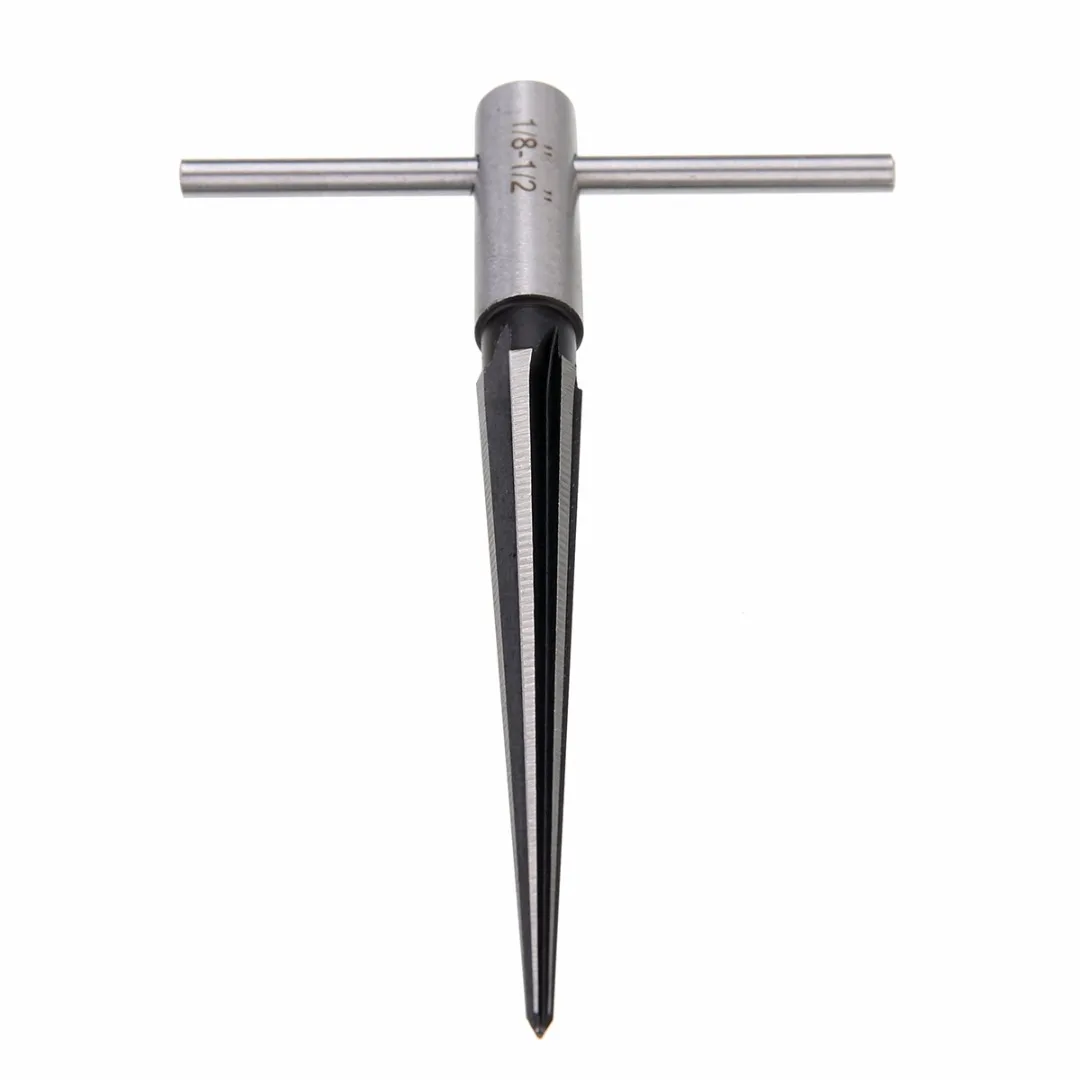 1pc 3-13mm Reamer T Handle Handheld Hole Pin Tapered 6 Flutes High Hardness Chamfering Tool for Woodworking
1pc 3-13mm Reamer T Handle Handheld Hole Pin Tapered 6 Flutes High Hardness Chamfering Tool for Woodworking