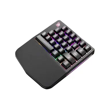 Ziyou Lang K11 Gaming Keyboard K108 Mechanical One-Handed Backlight Green Axis Mini Keyboard For Pugb Mobile Laptop With Hand
Ziyou Lang K11 Gaming Keyboard K108 Mechanical One-Handed Backlight Green Axis Mini Keyboard For Pugb Mobile Laptop With Hand
